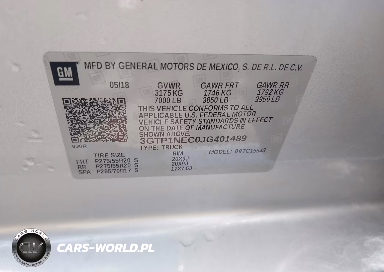 2018 GMC Sierra 1500 Slt VIN:3GTP1NEC0JG401489 - 9