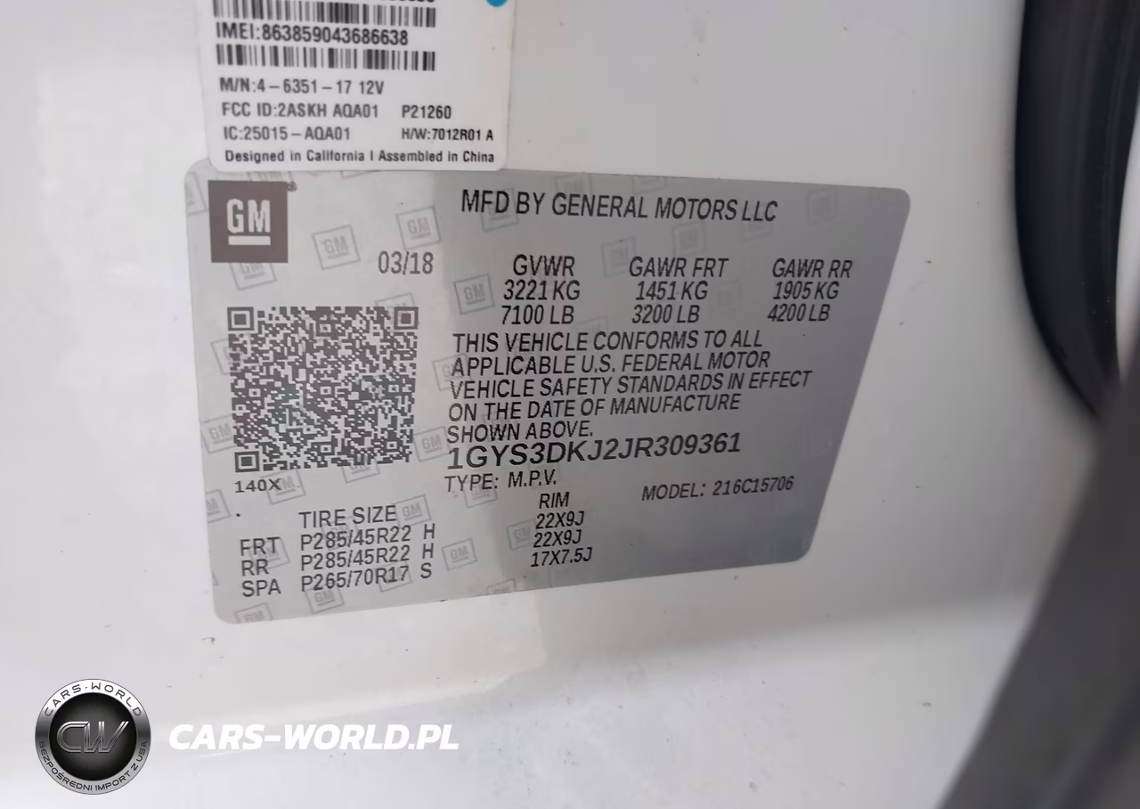 2018 Cadillac Escalade Platinum VIN:1GYS3DKJ2JR309361 - 9