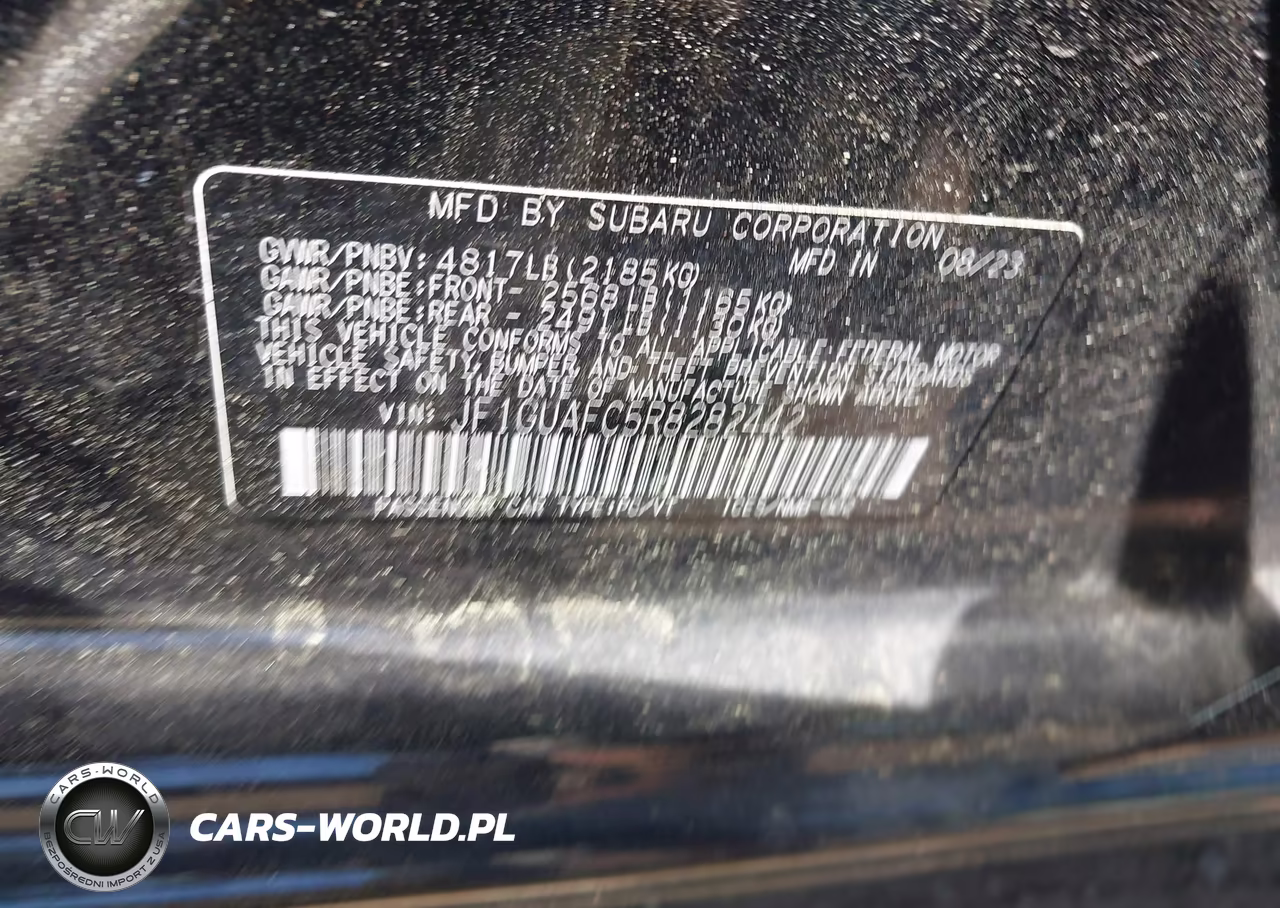 2024 Subaru Impreza Sport 5-Door VIN:JF1GUAFC5R8282442 - 9