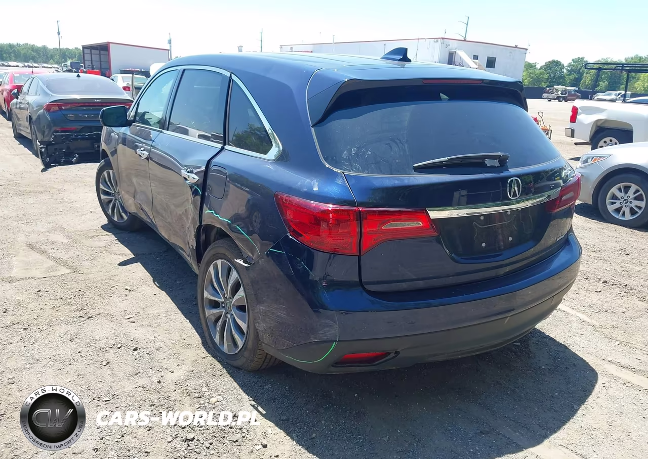 2015 Acura Mdx Technology Package VIN:5FRYD4H46FB026018 - 3