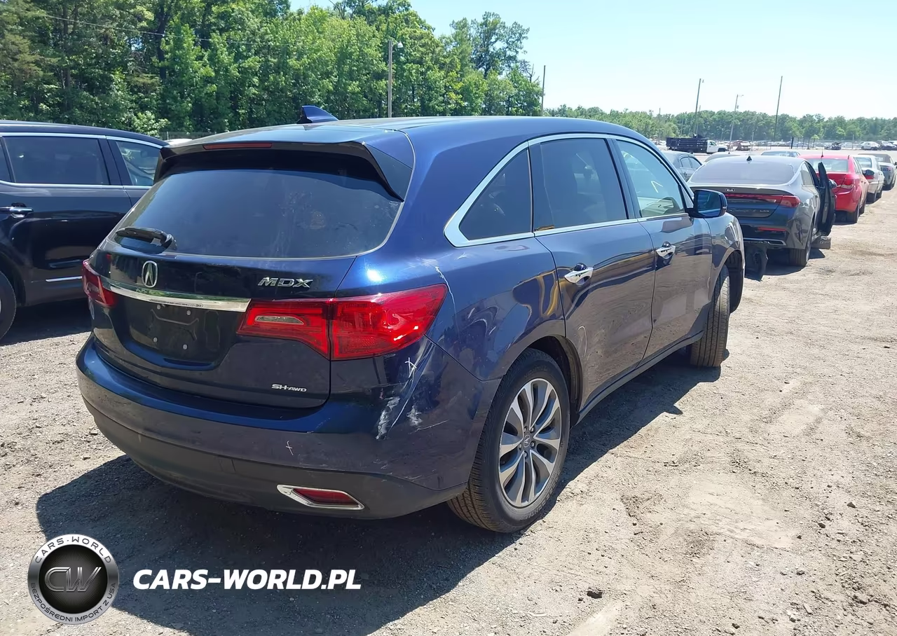 2015 Acura Mdx Technology Package VIN:5FRYD4H46FB026018 - 4