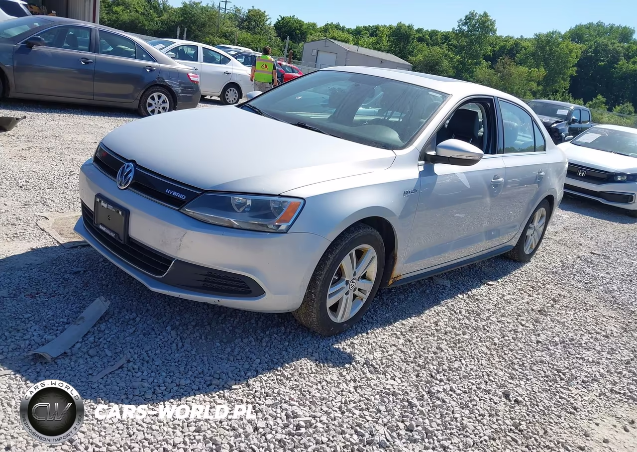 2013 Volkswagen Jetta Hybrid Sel VIN:3VW637AJ1DM225903 - 2