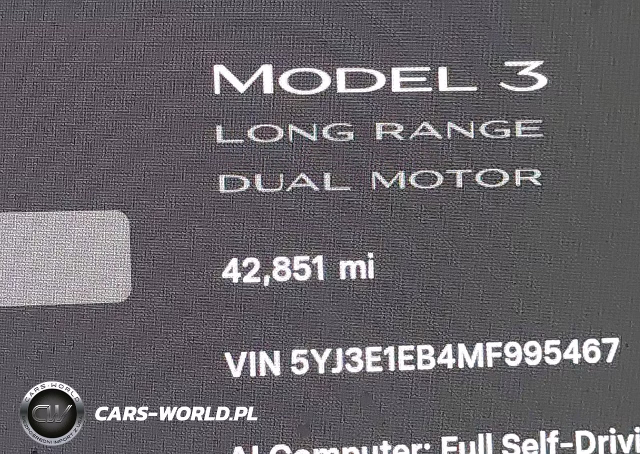 2021 Tesla Model 3 Long Range VIN:5YJ3E1EB4MF995467 - 14
