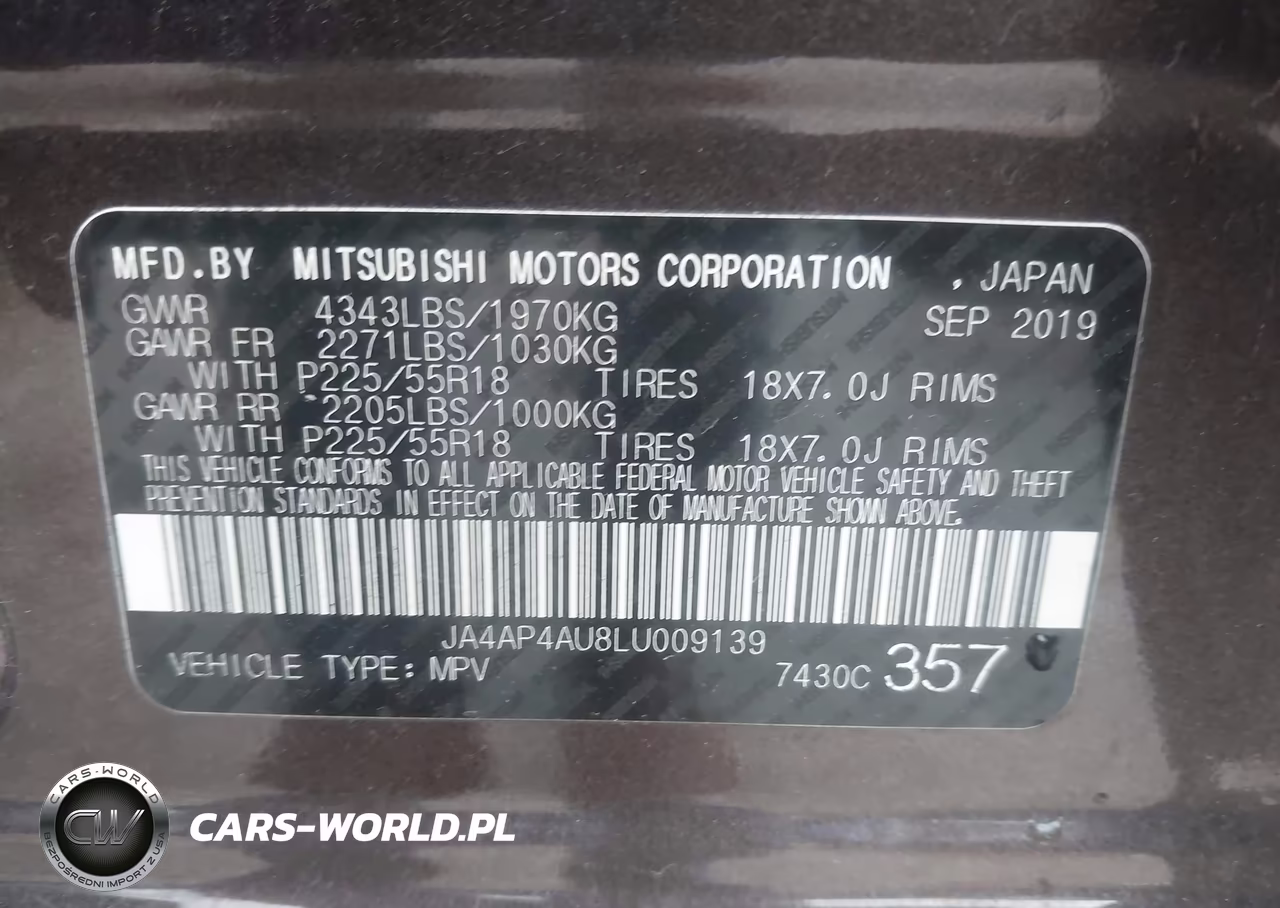 2020 Mitsubishi Outlander Sport 2.0 Se VIN:JA4AP4AU8LU009139 - 9