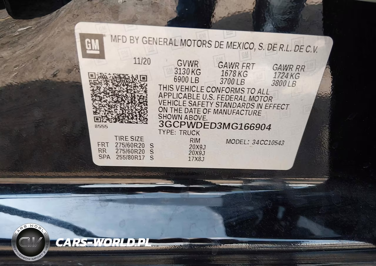2021 Chevrolet Silverado 1500 VIN:3GCPWDED3MG166904 - 9