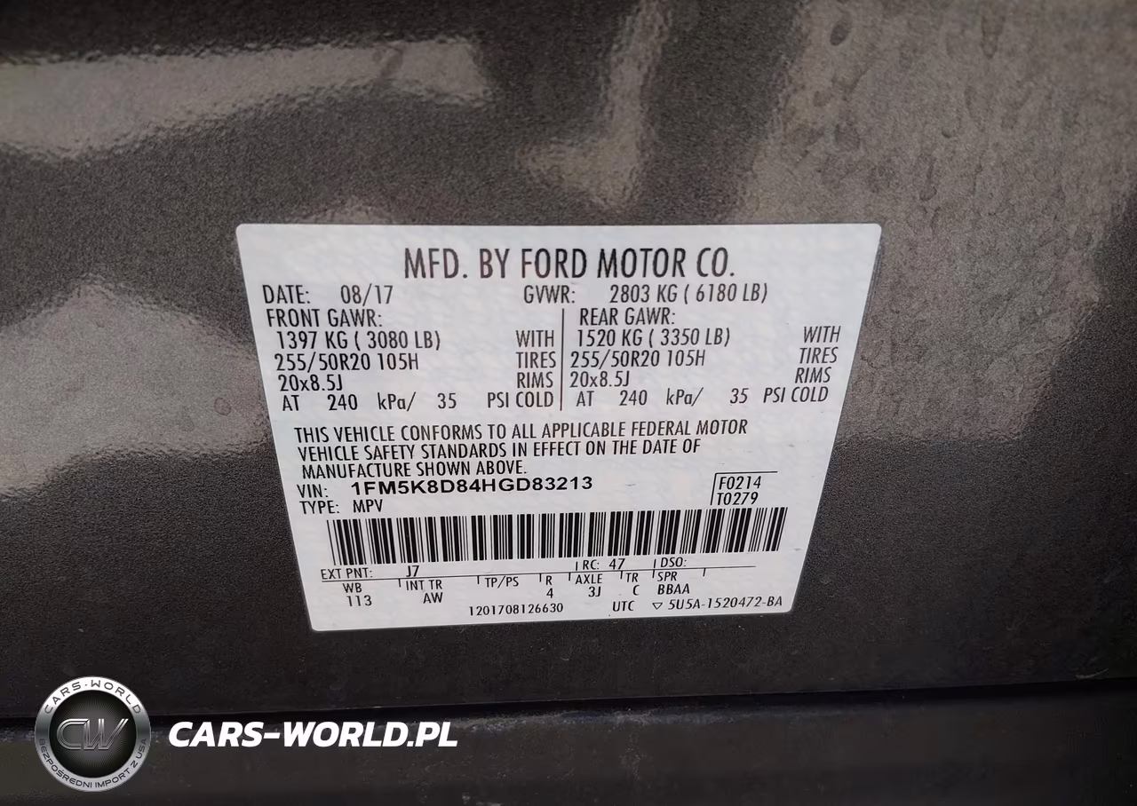 2017 Ford Explorer Xlt VIN:1FM5K8D84HGD83213 - 9