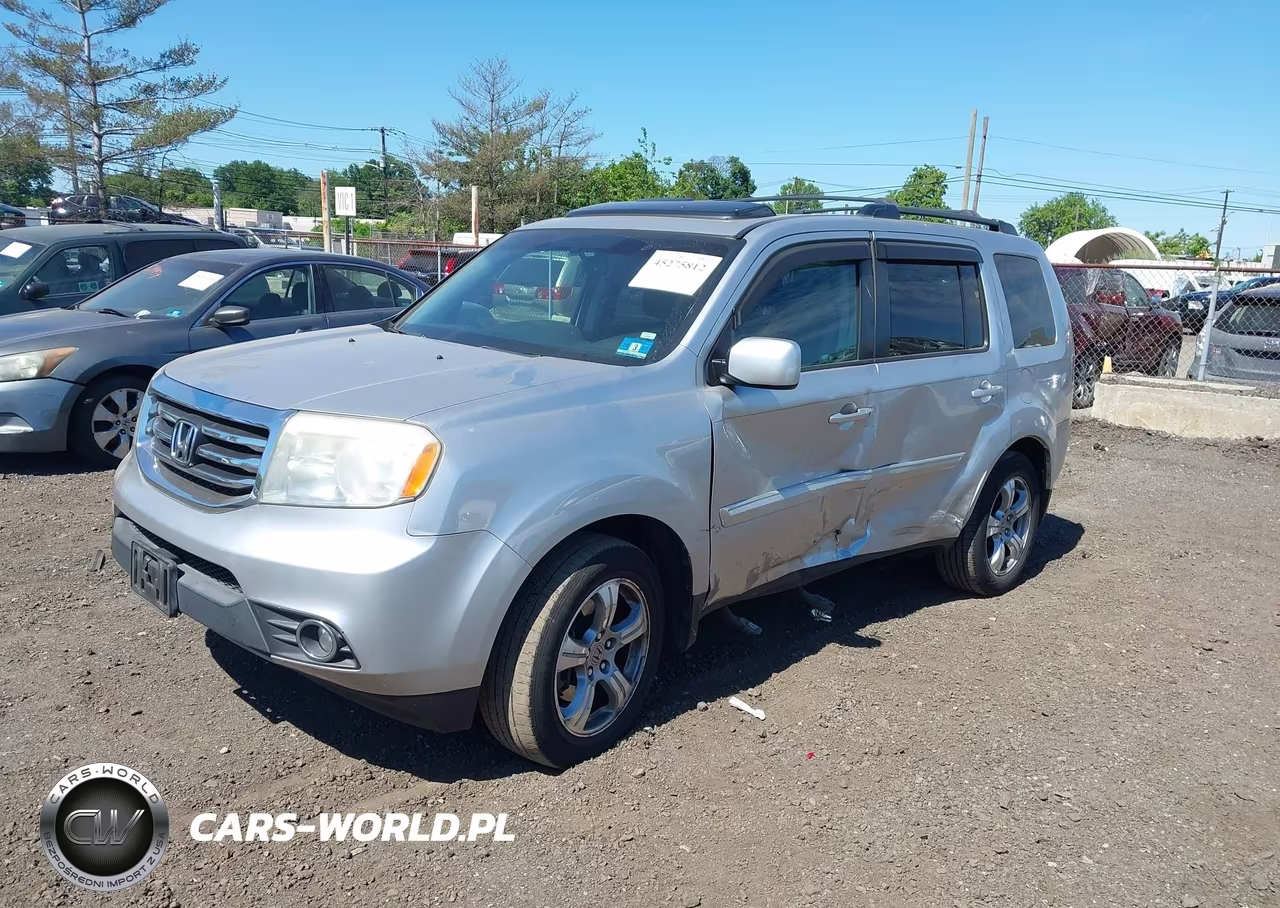 2014 Honda Pilot Ex-L VIN:5FNYF4H51EB015222 - 2
