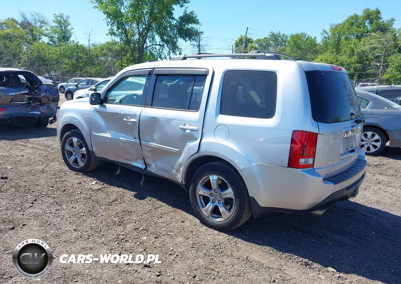 2014 Honda Pilot Ex-L VIN:5FNYF4H51EB015222 - 3