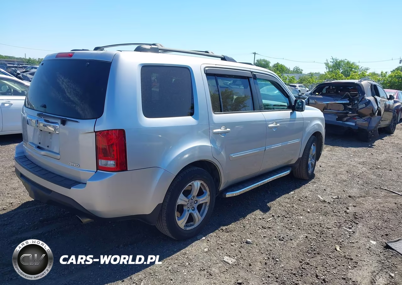 2014 Honda Pilot Ex-L VIN:5FNYF4H51EB015222 - 4