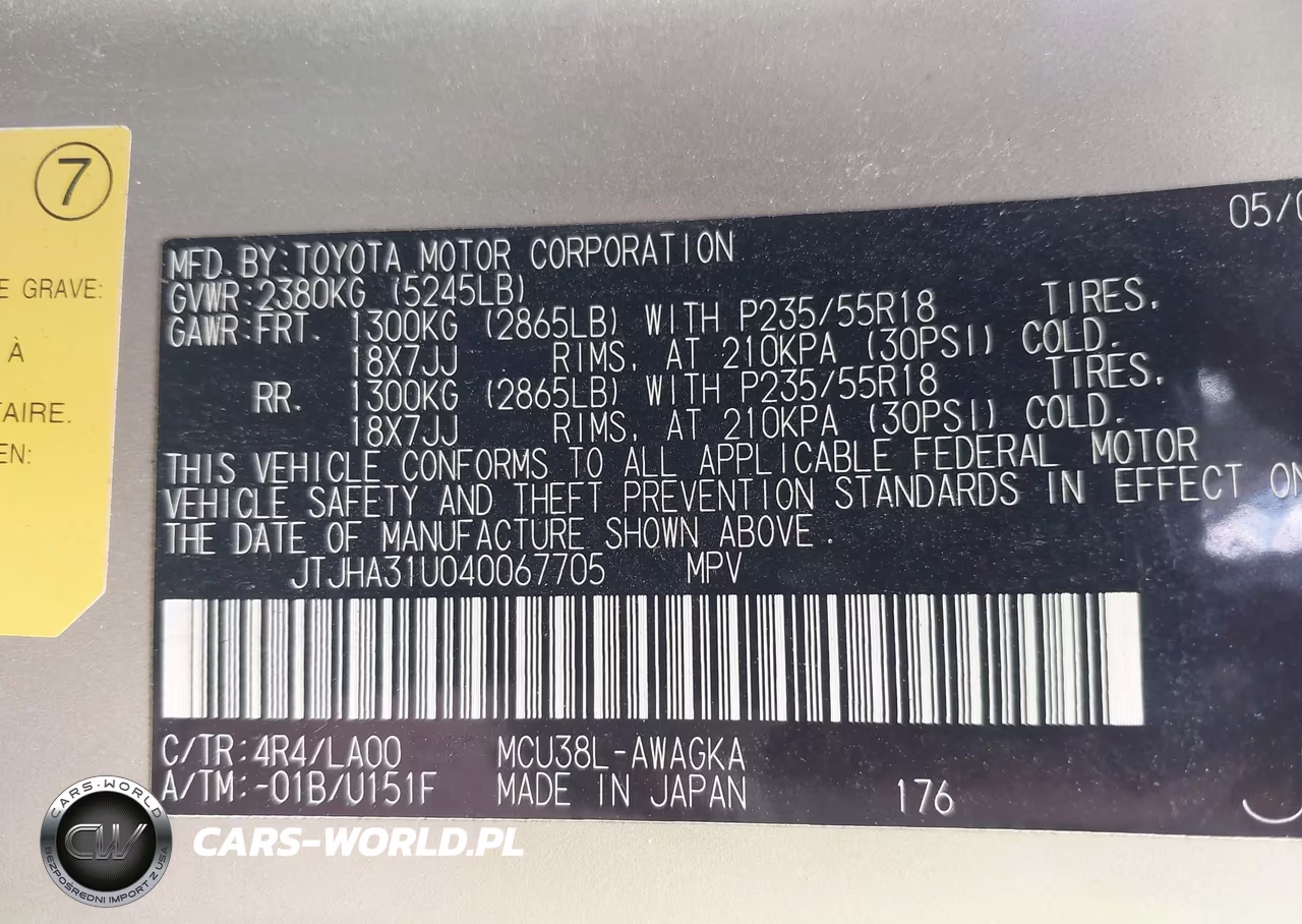 2004 Lexus Rx 330 VIN:JTJHA31U040067705 - 9