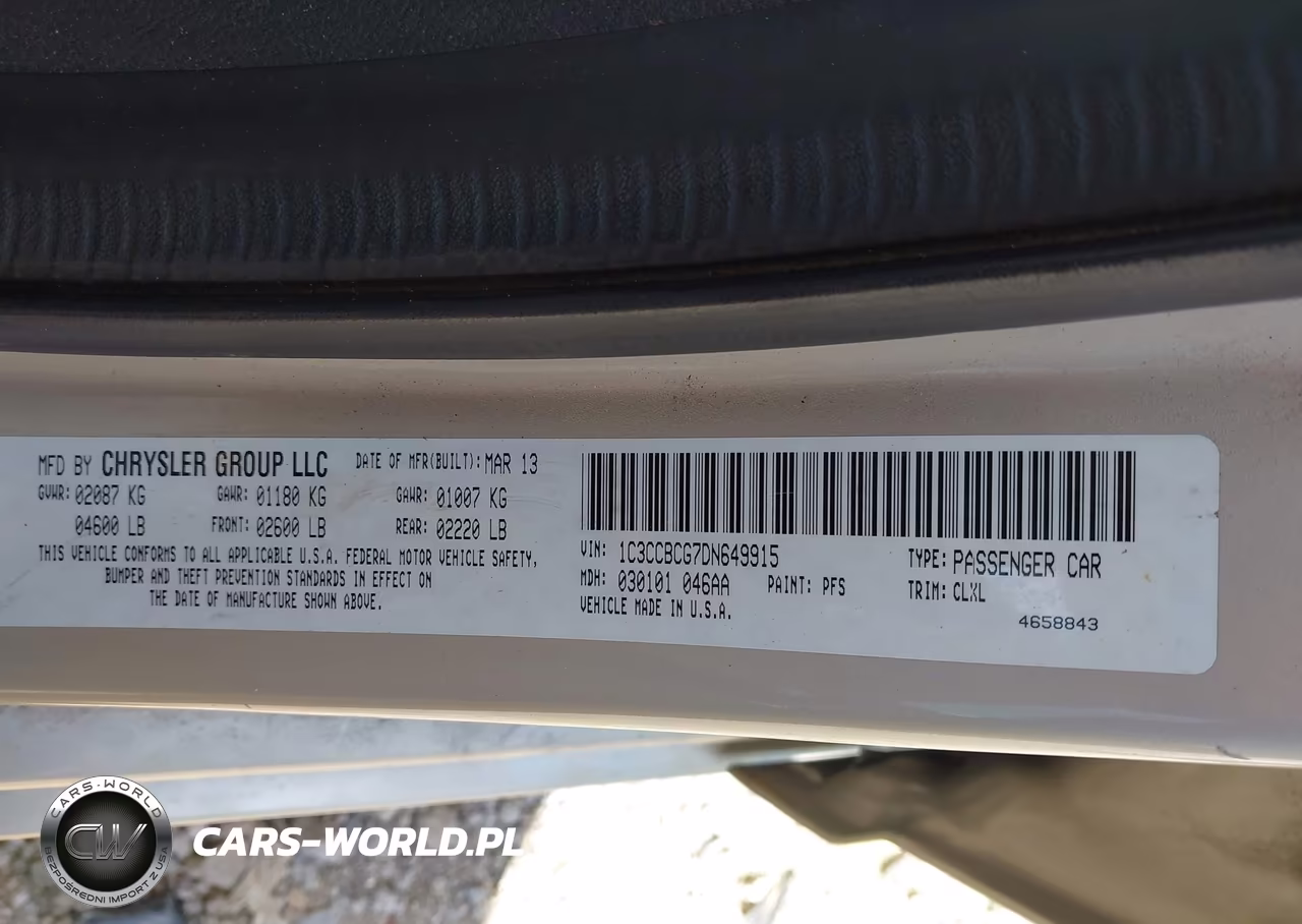 2013 Chrysler 200 Limited VIN:1C3CCBCG7DN649915 - 9