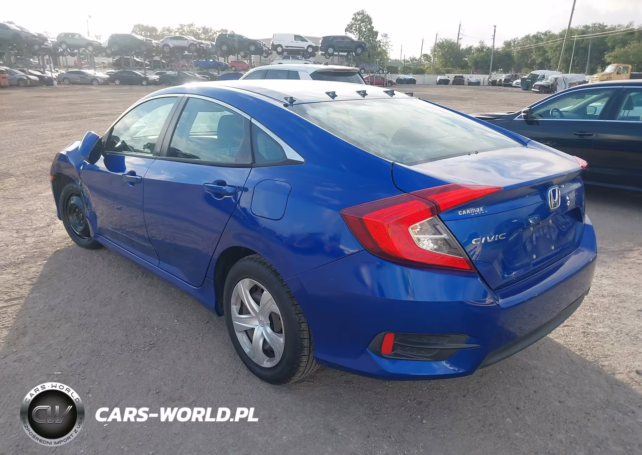 2018 Honda Civic Lx VIN:19XFC2F53JE011034 - 3