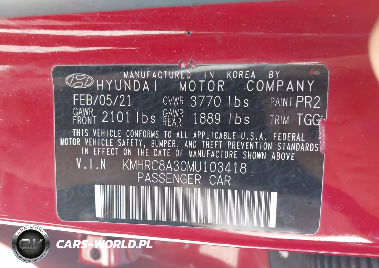 2021 Hyundai Venue Sel VIN:KMHRC8A30MU103418 - 9