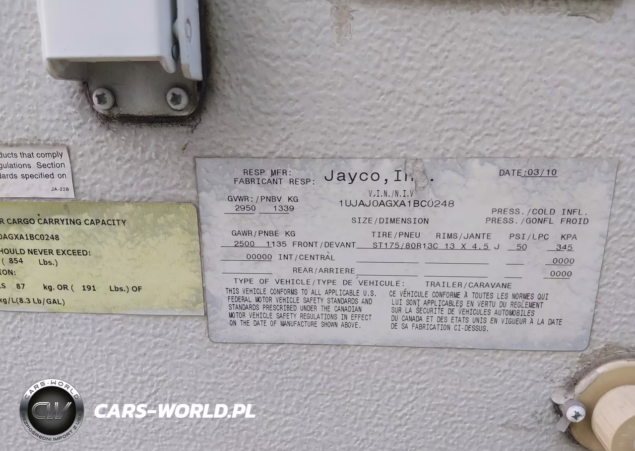 2010 Jayco Trl VIN:1UJAJ0AGXA1BC0248 - 9