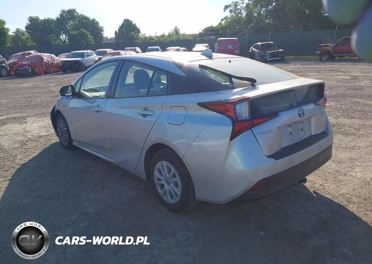 2019 Toyota Prius Le VIN:JTDKARFU5K3101086 - 3