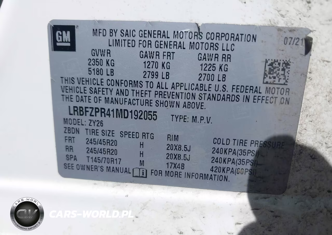2021 Buick Envision Awd Essence VIN:LRBFZPR41MD192055 - 9