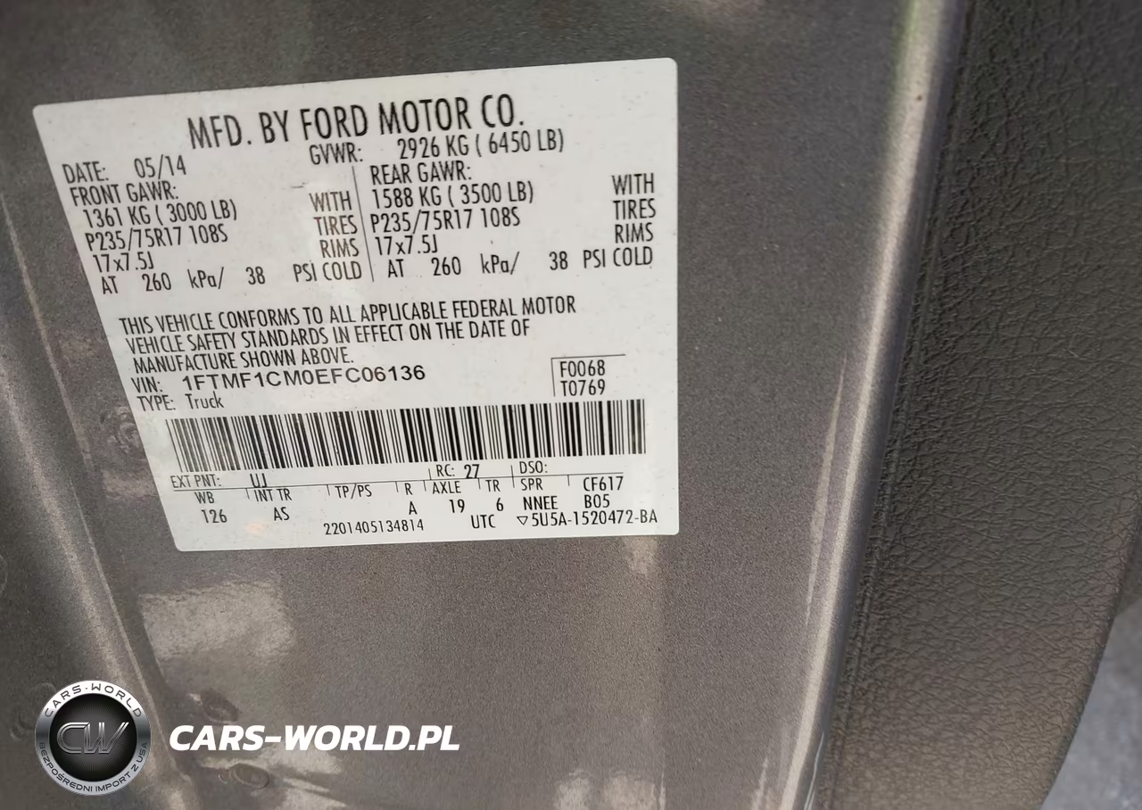 2014 Ford F-150 Xl VIN:1FTMF1CM0EFC06136 - 9
