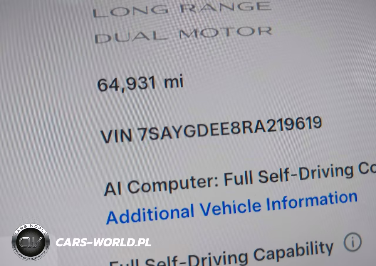 2024 Tesla Model Y Long Range Dual Motor All-Wheel Drive VIN:7SAYGDEE8RA219619 - 14