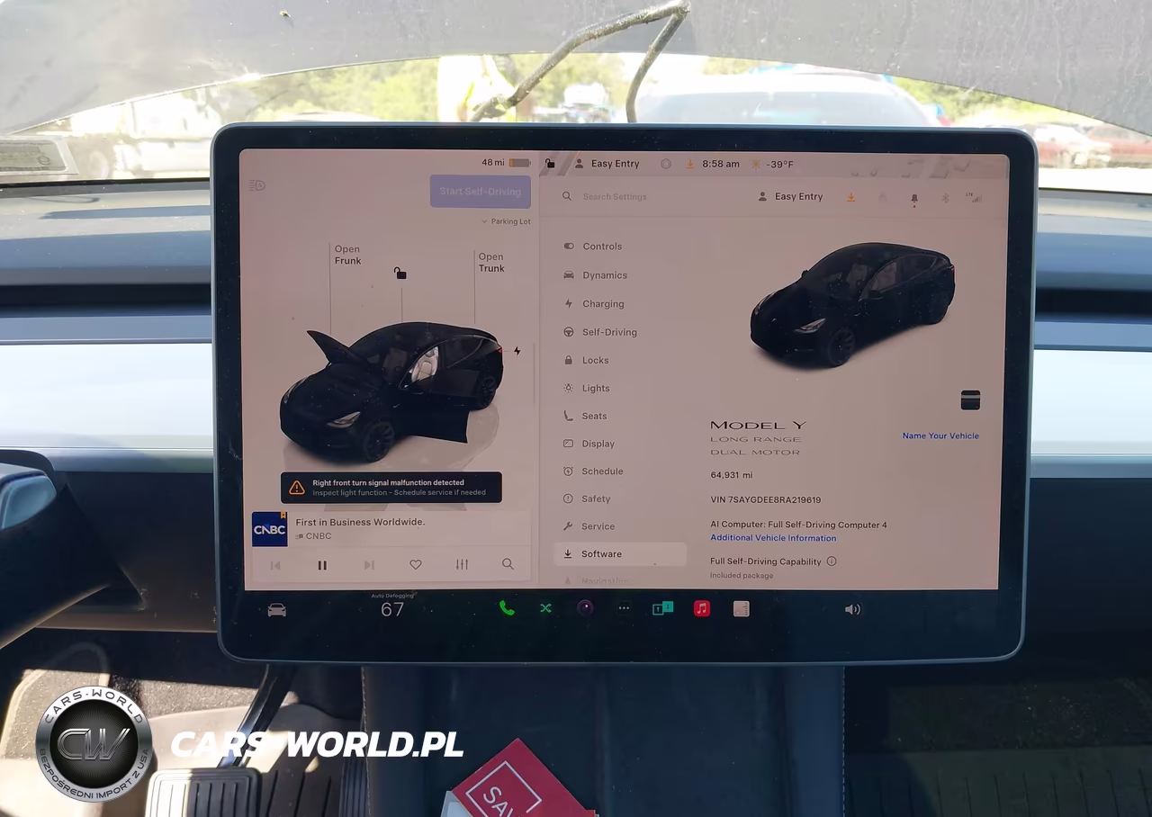 2024 Tesla Model Y Long Range Dual Motor All-Wheel Drive VIN:7SAYGDEE8RA219619 - 17