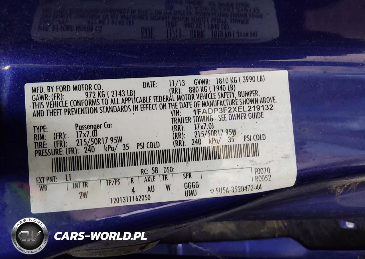 2014 Ford Focus Se VIN:1FADP3F2XEL219132 - 9