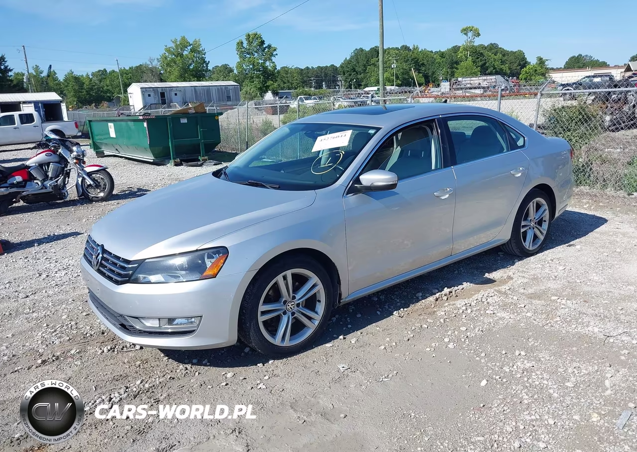 2014 Volkswagen Passat 3.6L V6 Se VIN:1VWBM7A36EC020111 - 2