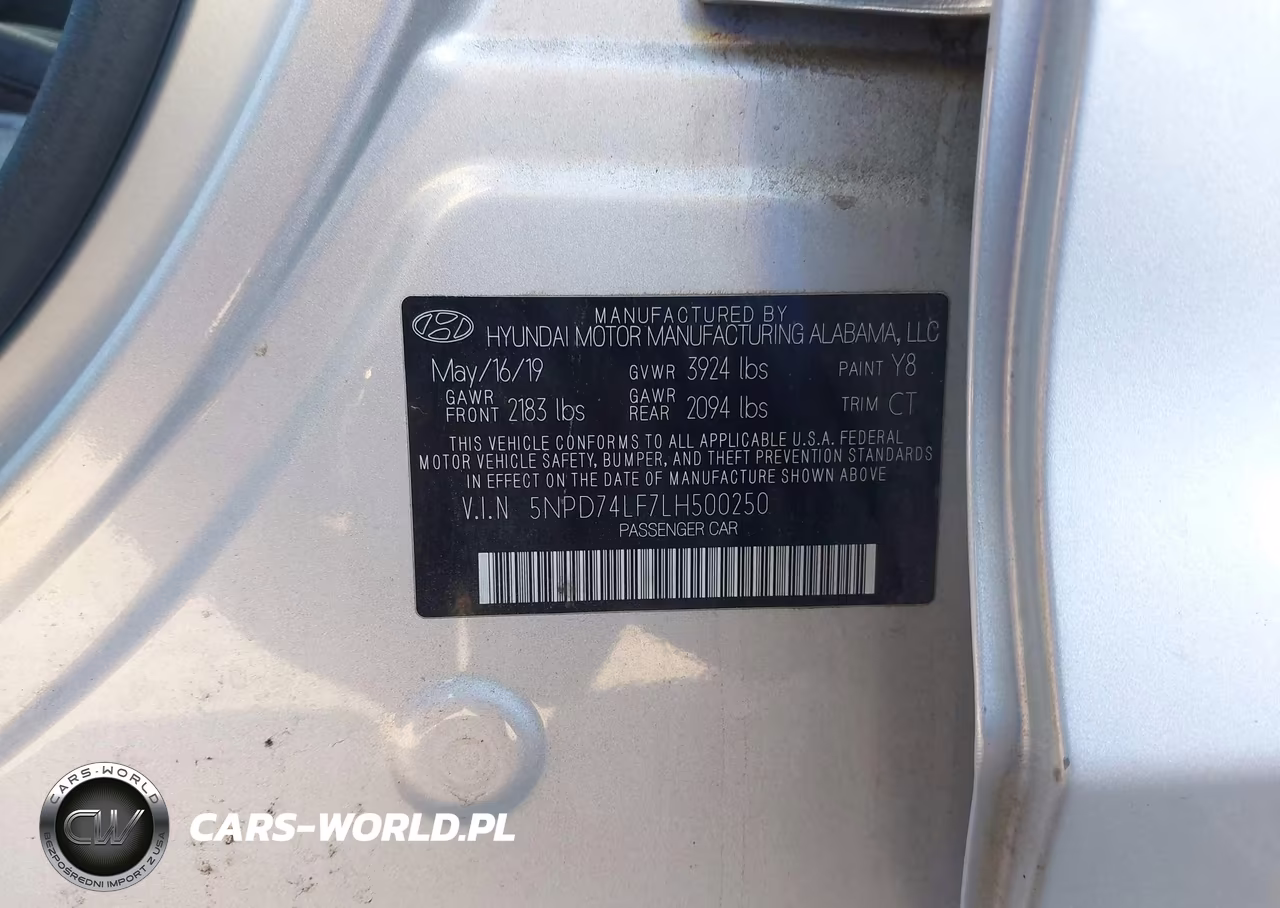 2020 Hyundai Elantra Se VIN:5NPD74LF7LH500250 - 9