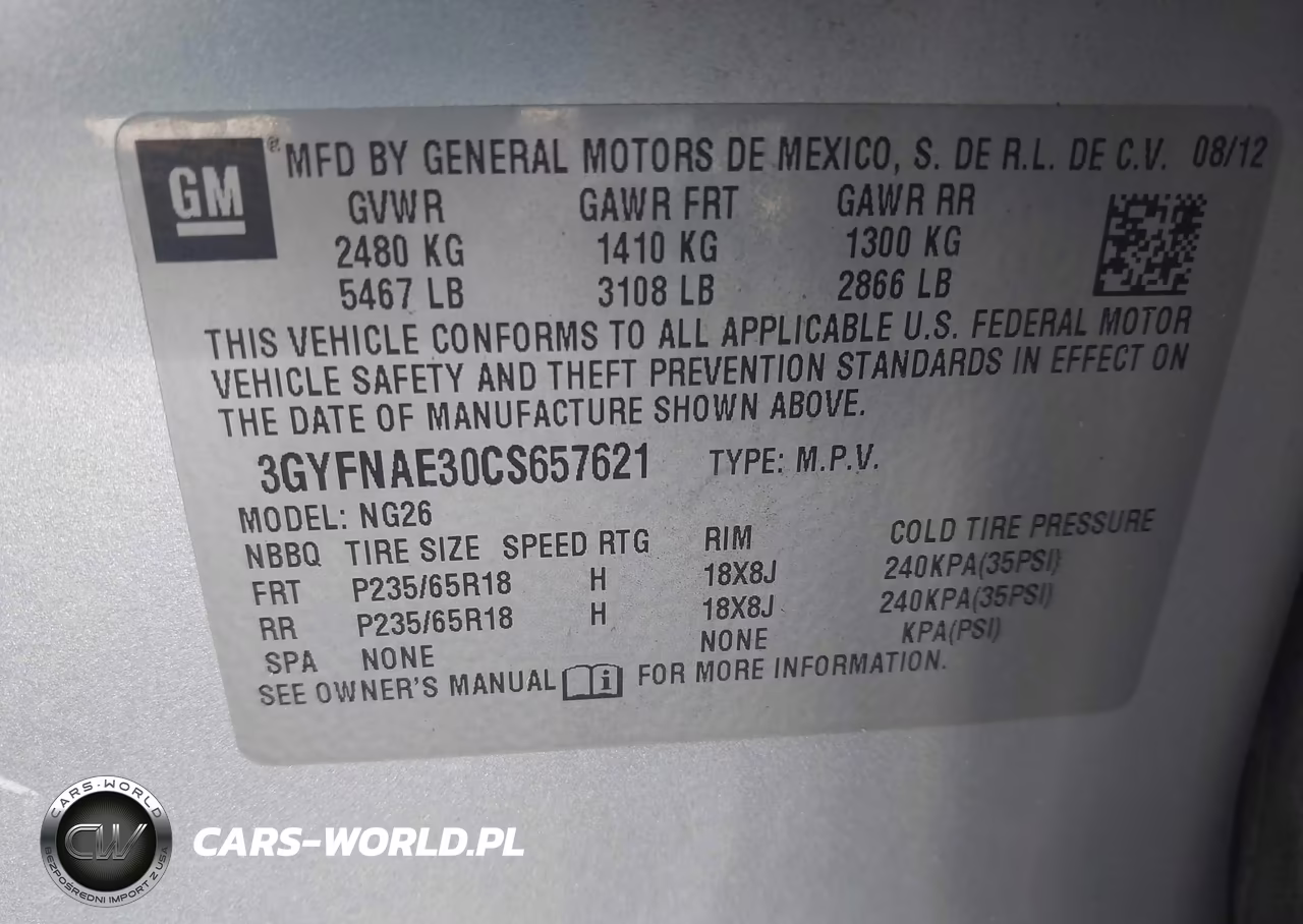 2012 Cadillac Srx Luxury Collection VIN:3GYFNAE30CS657621 - 9