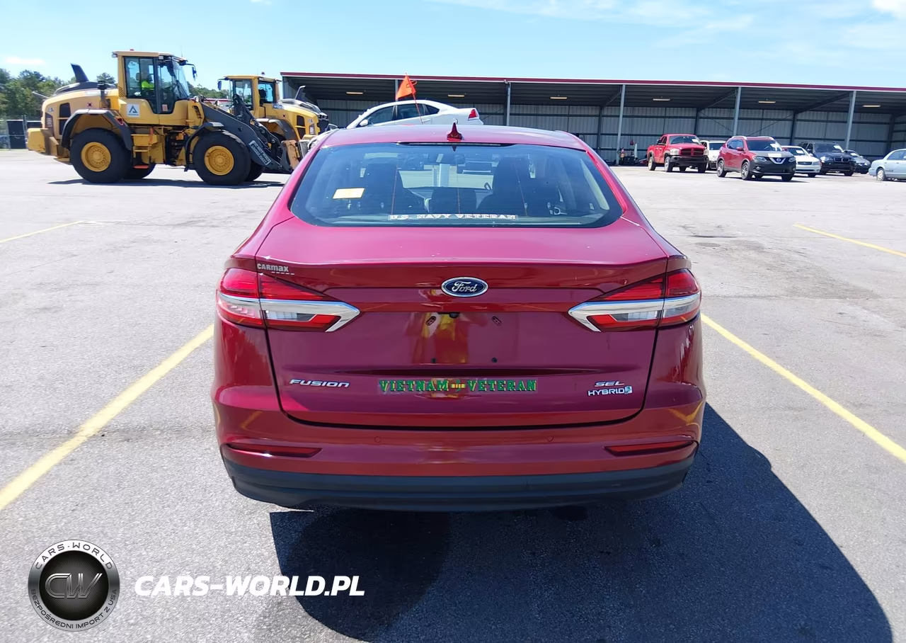 2019 Ford Fusion Hybrid Sel VIN:3FA6P0MU4KR157980 - 16