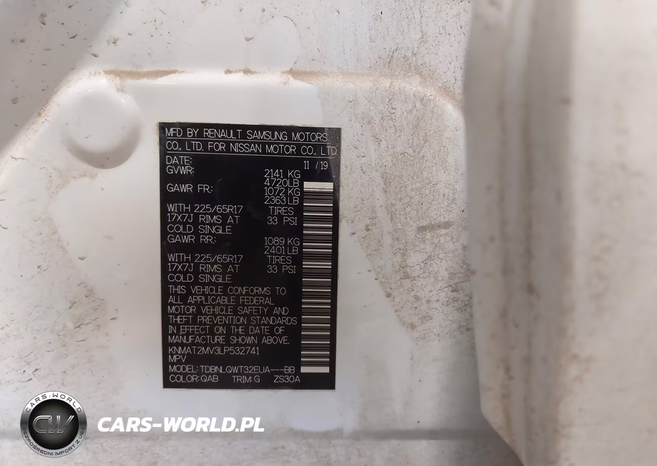 2020 Nissan Rogue Sv Intelligent Awd VIN:KNMAT2MV3LP532741 - 9