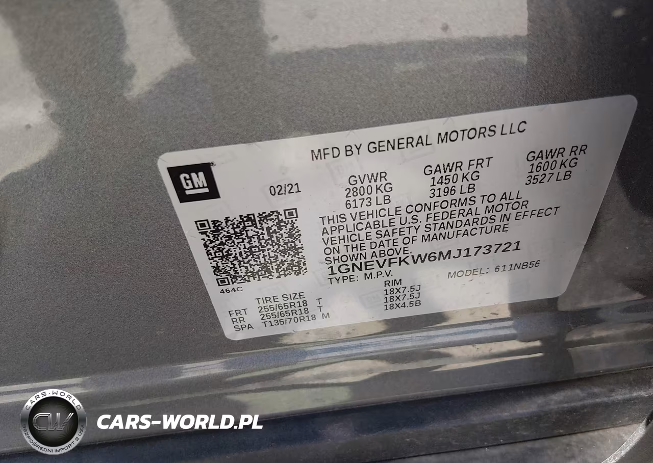2021 Chevrolet Traverse Awd Ls VIN:1GNEVFKW6MJ173721 - 9