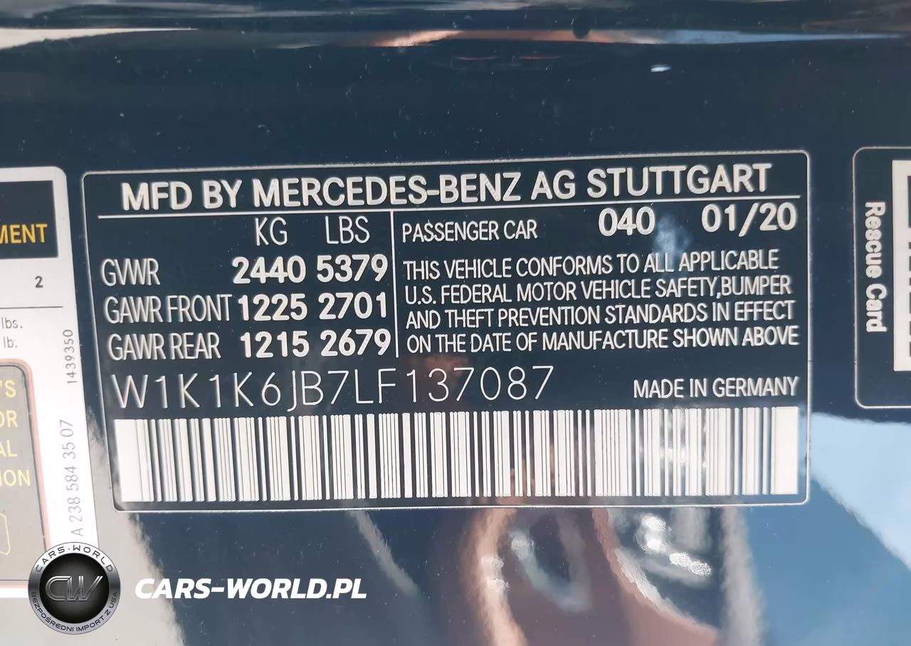 2020 Mercedes-Benz E 450 4Matic VIN:W1K1K6JB7LF137087 - 9