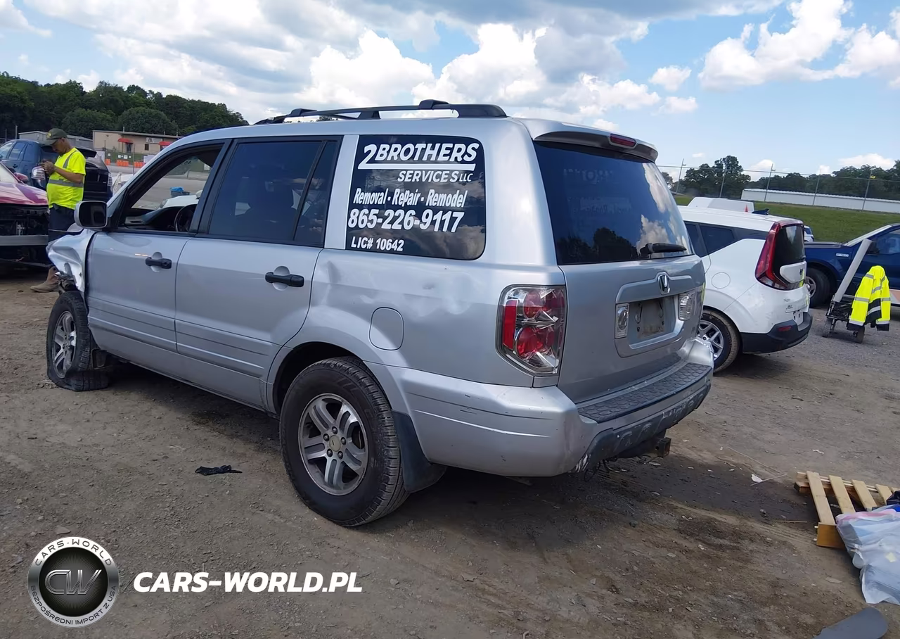 2003 Honda Pilot Ex-L VIN:2HKYF18543H605573 - 3