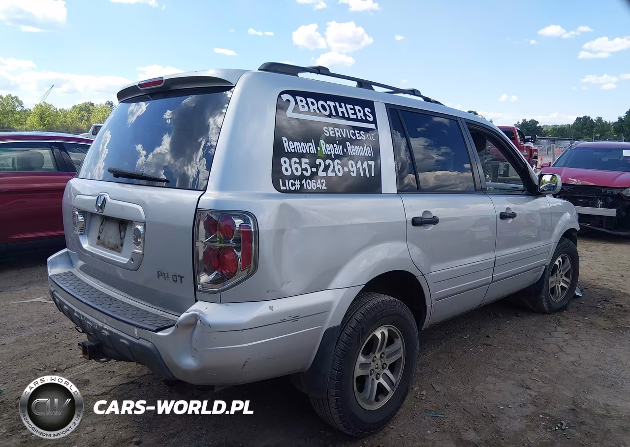 2003 Honda Pilot Ex-L VIN:2HKYF18543H605573 - 4