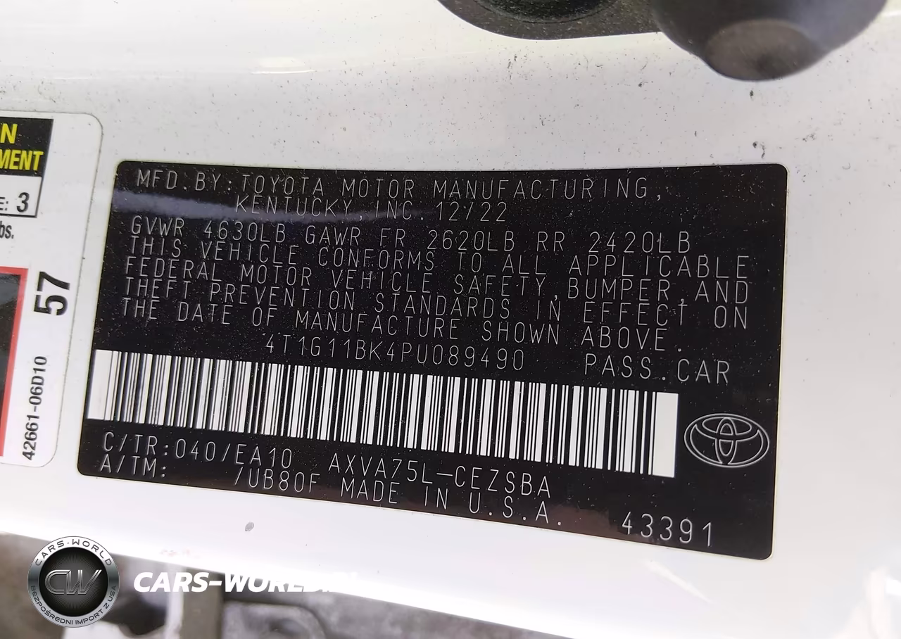 2023 Toyota Camry Se Awd VIN:4T1G11BK4PU089490 - 9