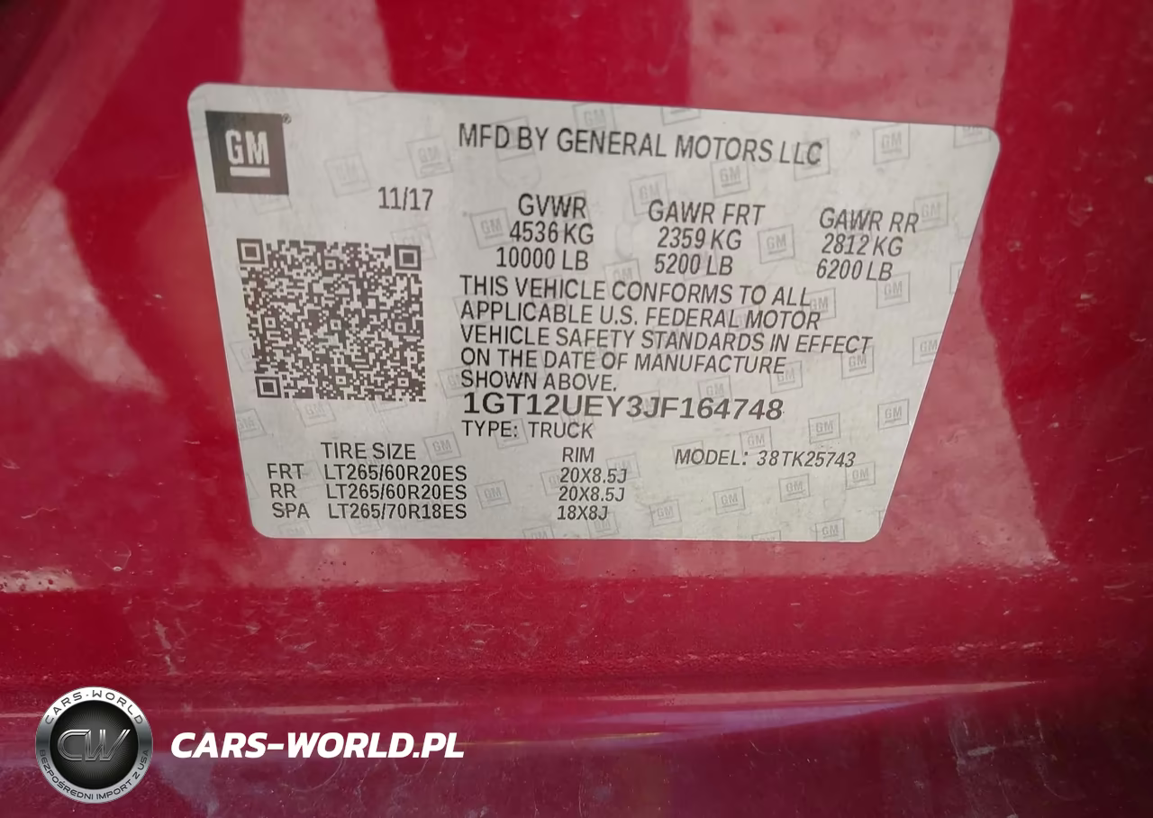 2018 GMC Sierra 2500Hd Denali VIN:1GT12UEY3JF164748 - 9