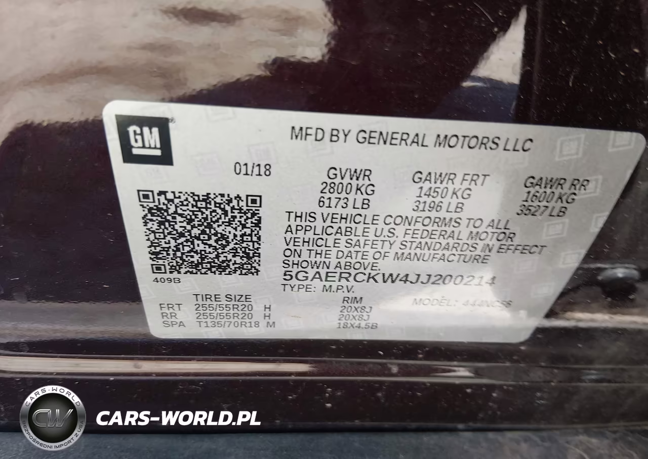 2018 Buick Enclave Premium VIN:5GAERCKW4JJ200214 - 9