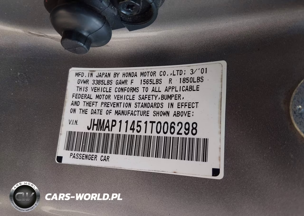 2001 Honda S2000 VIN:JHMAP11451T006298 - 9