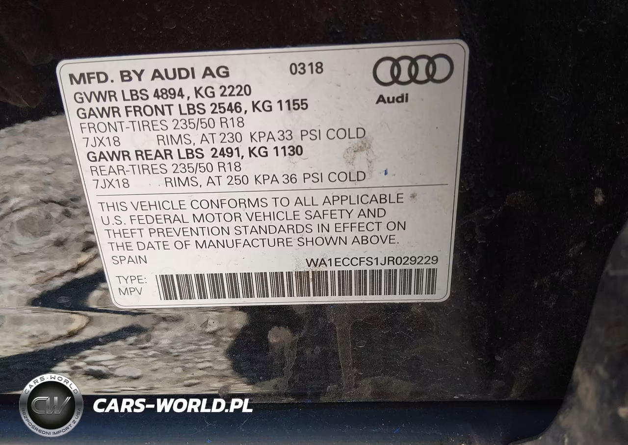 2018 Audi Q3 2.0T Premium-2.0T Sport Premium VIN:WA1ECCFS1JR029229 - 9