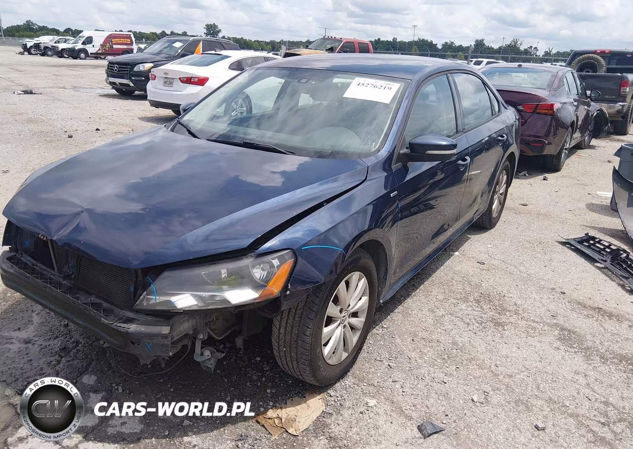 2013 Volkswagen Passat 2.5L S-2.5L Wolfsburg Edition VIN:1VWAH7A36DC151439 - 2