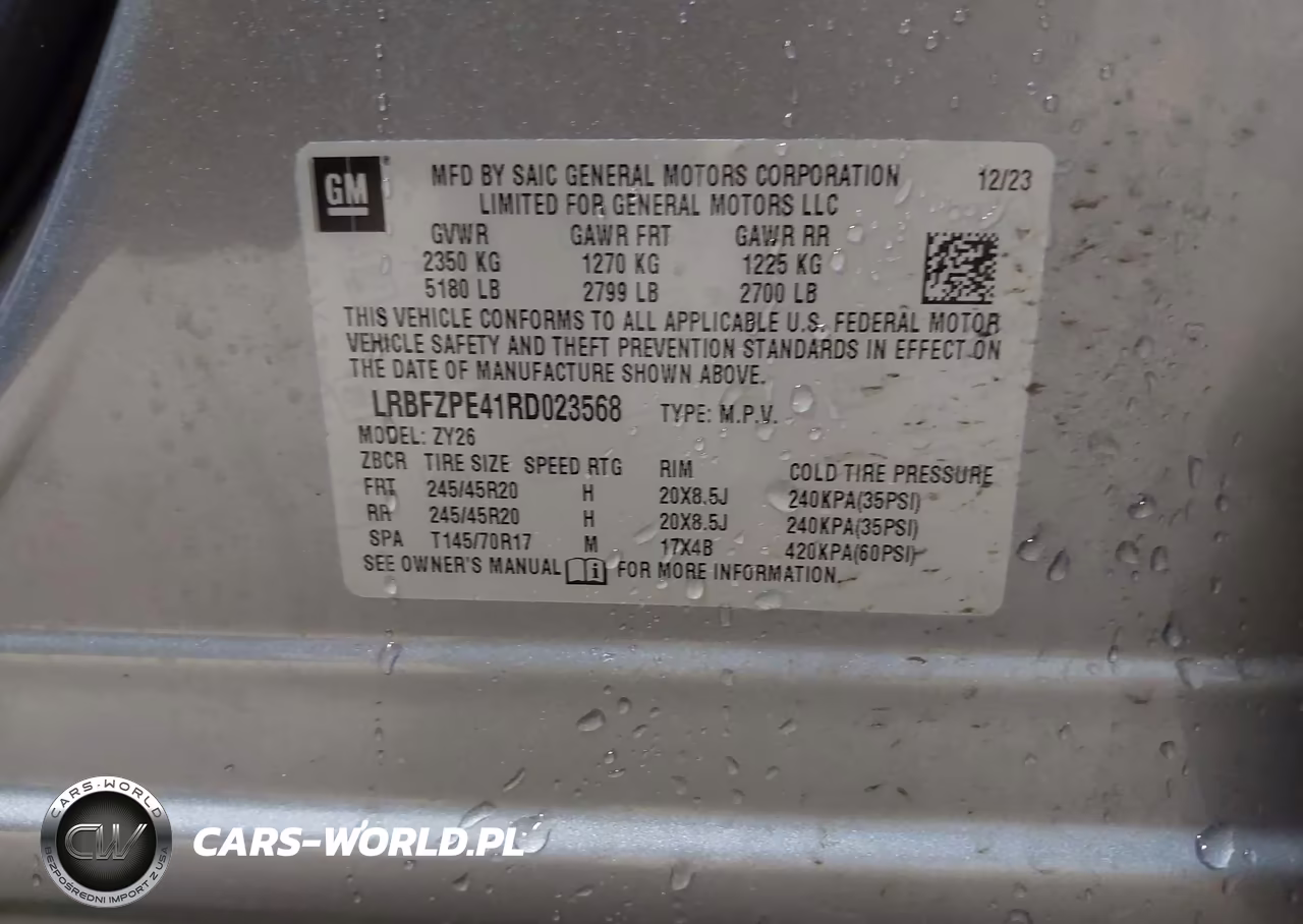 2024 Buick Envision Sport Touring Awd VIN:LRBFZPE41RD023568 - 9