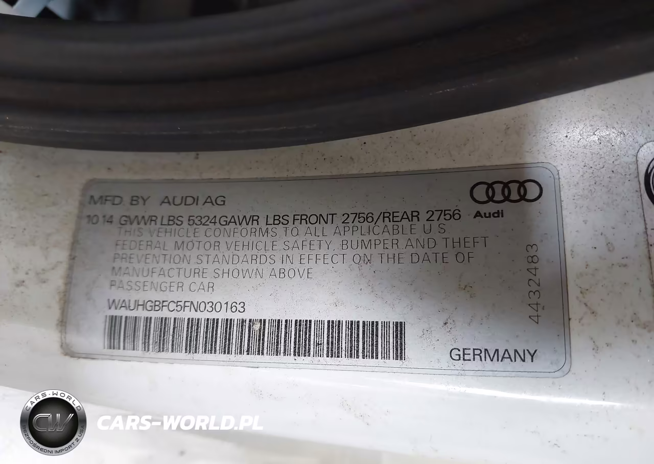 2015 Audi A6 3.0T Premium Plus VIN:WAUHGBFC5FN030163 - 6