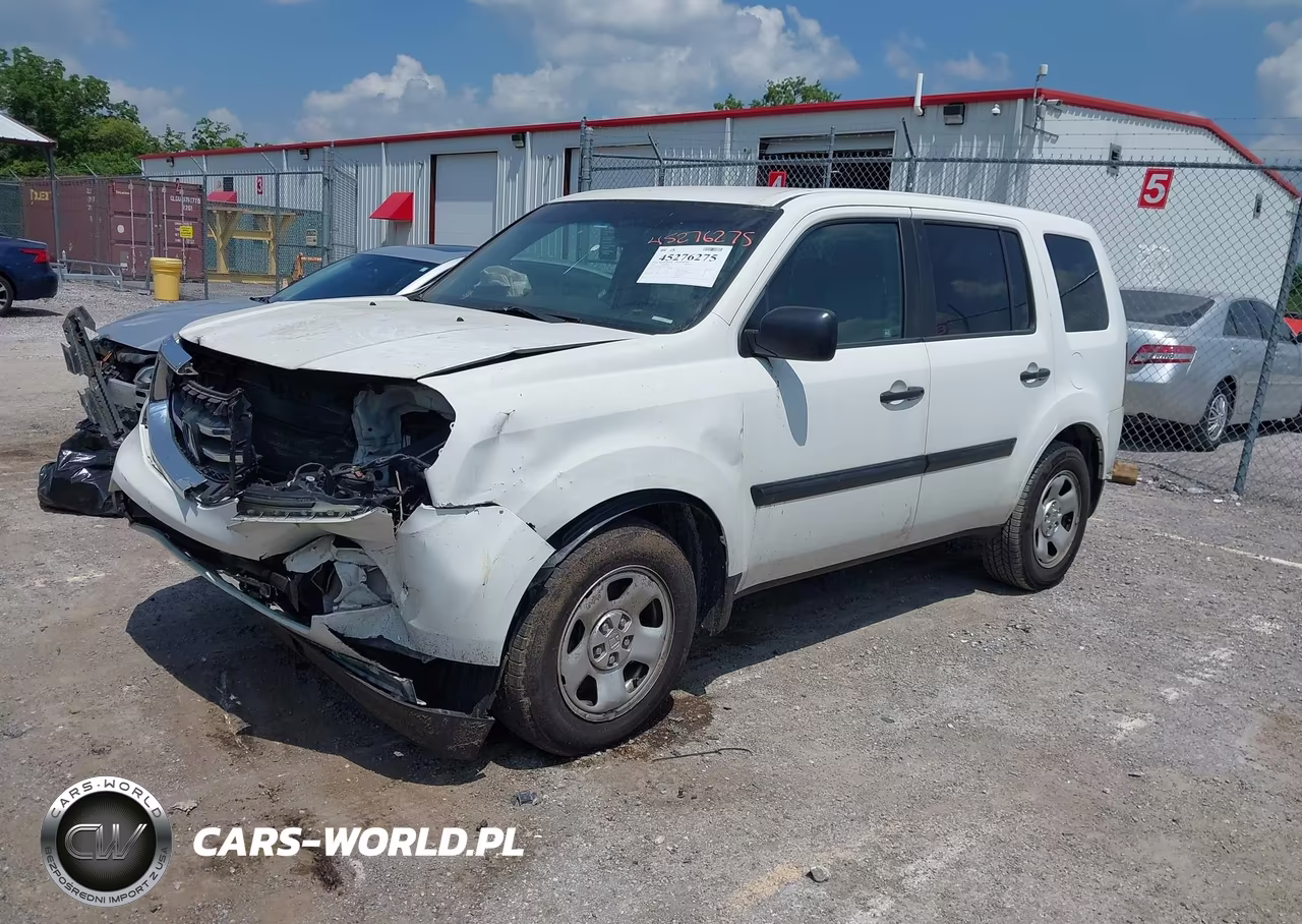 2012 Honda Pilot Lx VIN:5FNYF4H24CB005206 - 2
