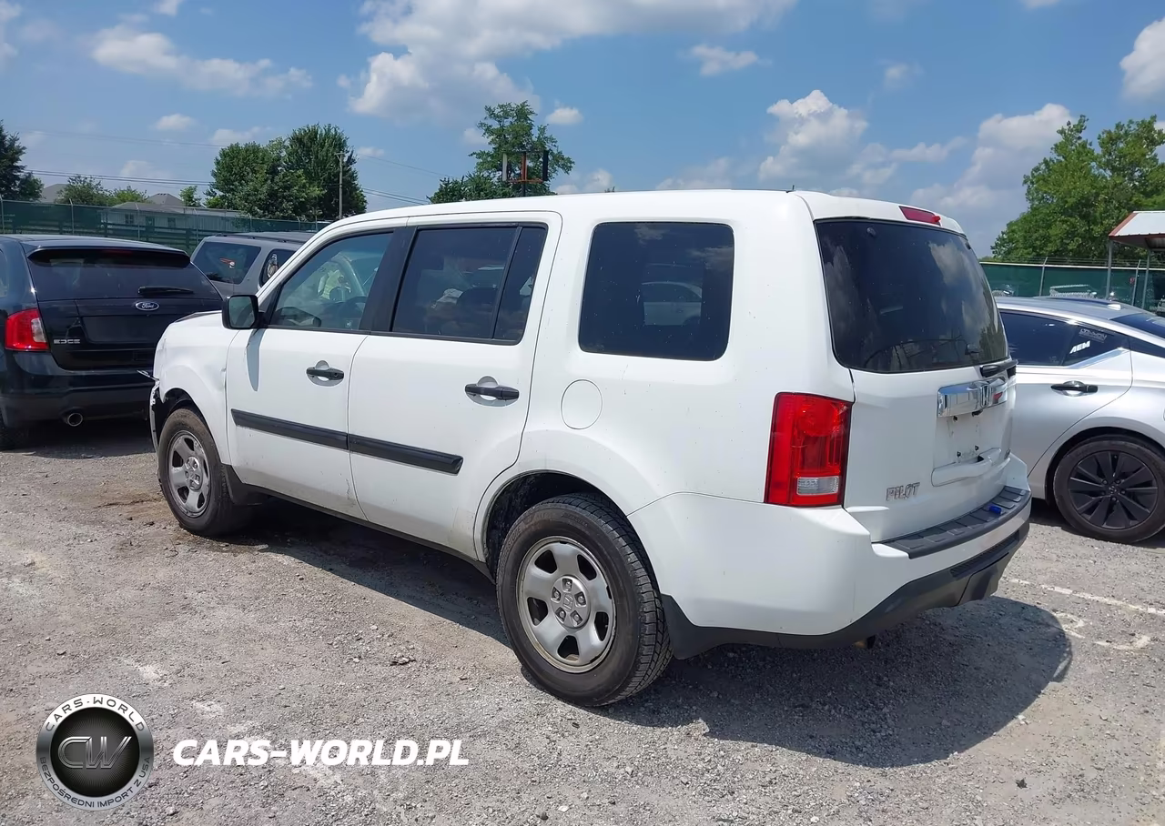 2012 Honda Pilot Lx VIN:5FNYF4H24CB005206 - 3