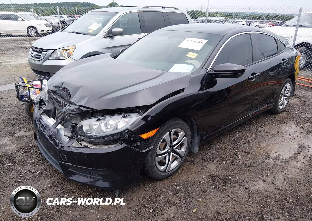 2018 Honda Civic Lx VIN:19XFC2F56JE038700 - 2