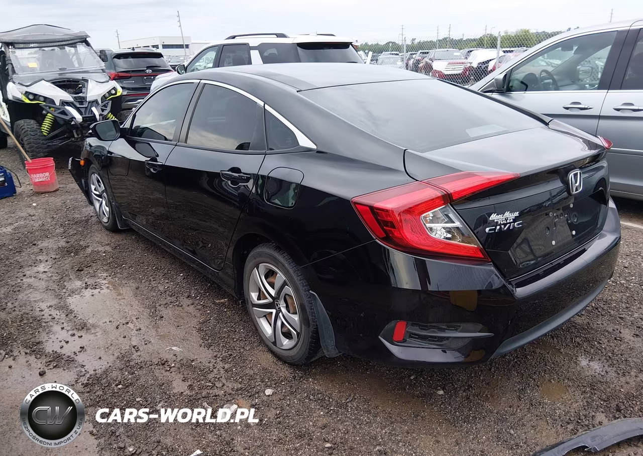2018 Honda Civic Lx VIN:19XFC2F56JE038700 - 3