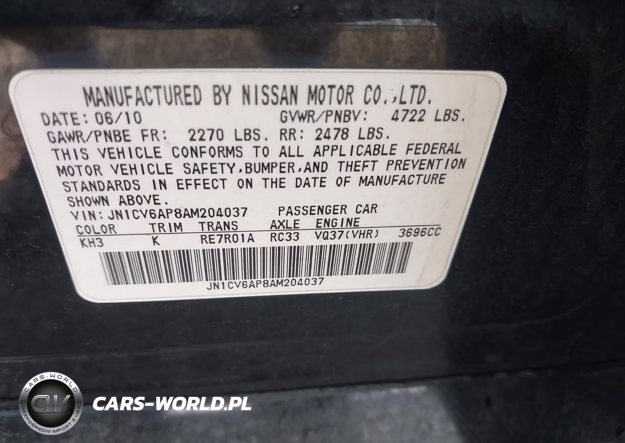 2010 Infiniti G37 Journey VIN:JN1CV6AP8AM204037 - 9
