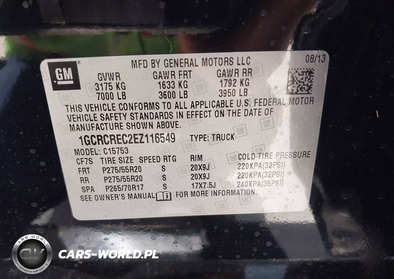2014 Chevrolet Silverado 1500 1Lt VIN:1GCRCREC2EZ116549 - 9