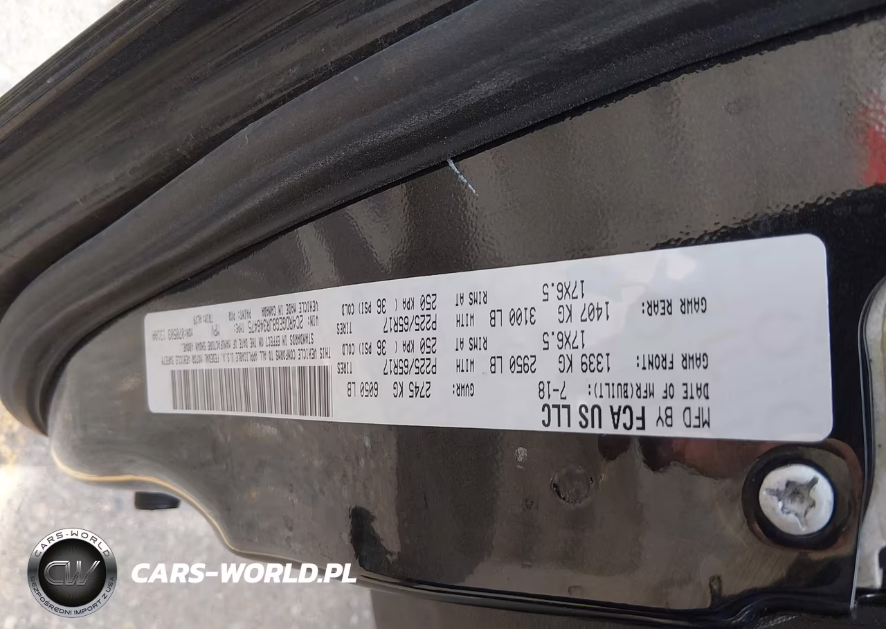 2018 Dodge Grand Caravan Gt VIN:2C4RDGEG8JR346475 - 9