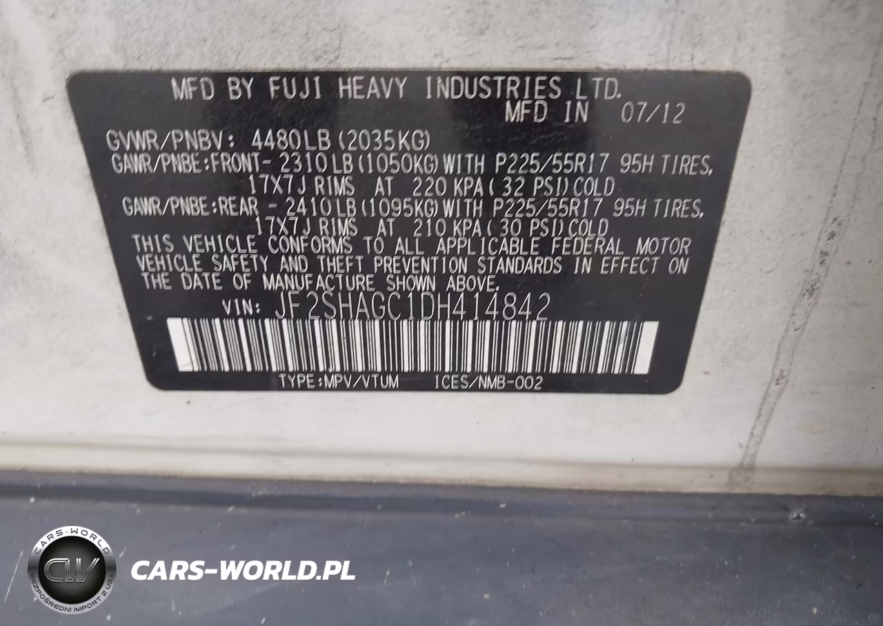 2013 Subaru Forester 2.5X Touring VIN:JF2SHAGC1DH414842 - 9