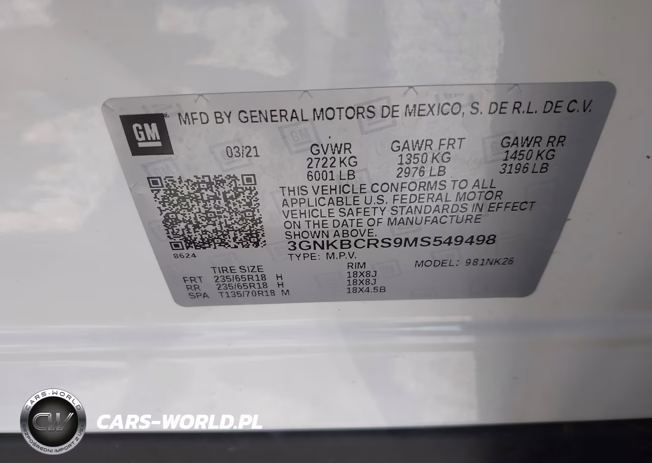 2021 Chevrolet Blazer Fwd 2Lt VIN:3GNKBCRS9MS549498 - 9